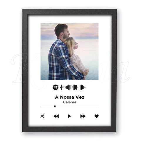 Quadro Spotify Personalizado Basic
