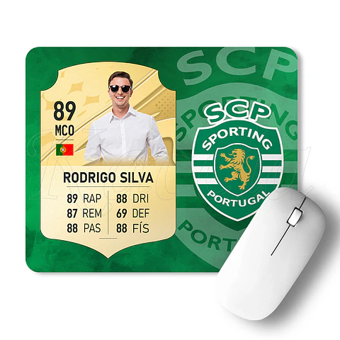 Tapete de Rato Personalizado Carta FIFA Jogador Sporting