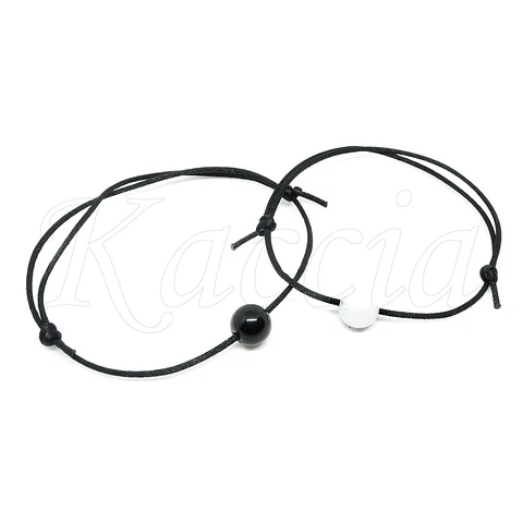 Conjunto Pulseiras para Casal Yin Yang