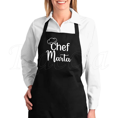 Avental Personalizado Chef com Nome