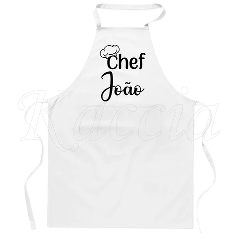Avental Personalizado Chef com Nome