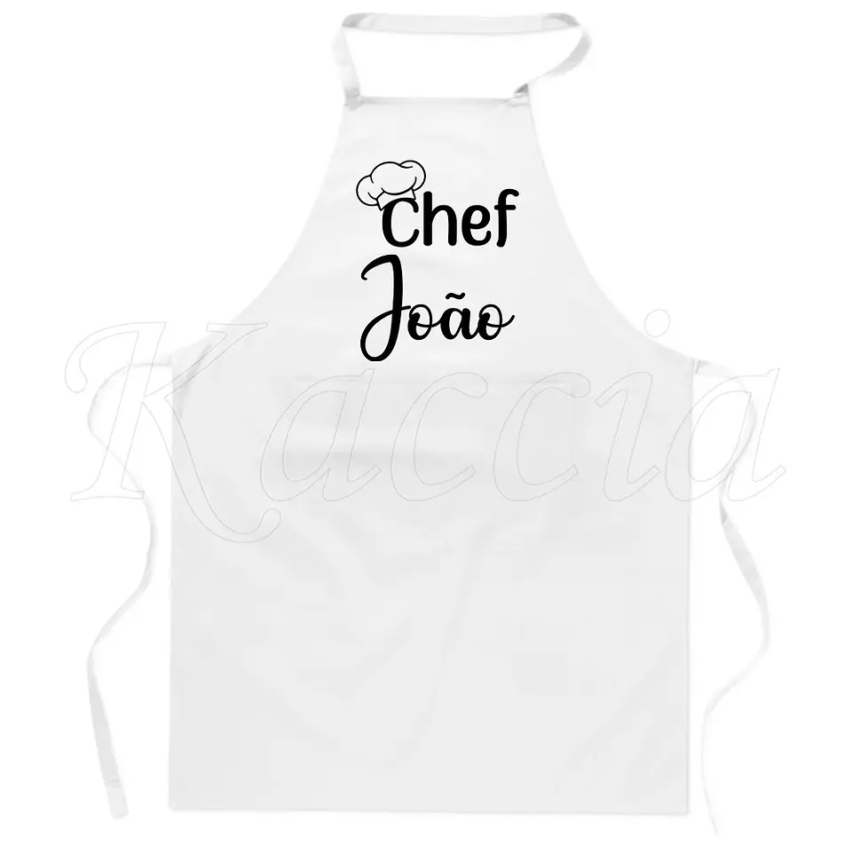Avental Personalizado Chef com Nome 2