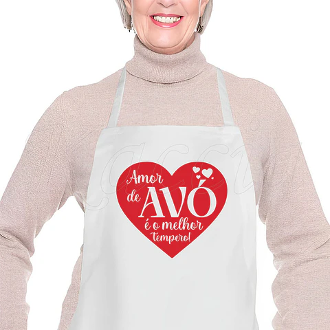 Avental Personalizado Amor é o melhor Tempero