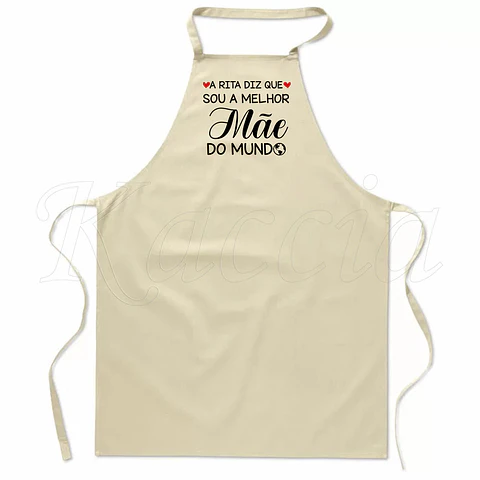 Avental Personalizado Melhor do Mundo