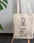 Saco Tote Bag Inhale Exhale