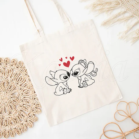 Saco Tote Bag Stitch & Ángel