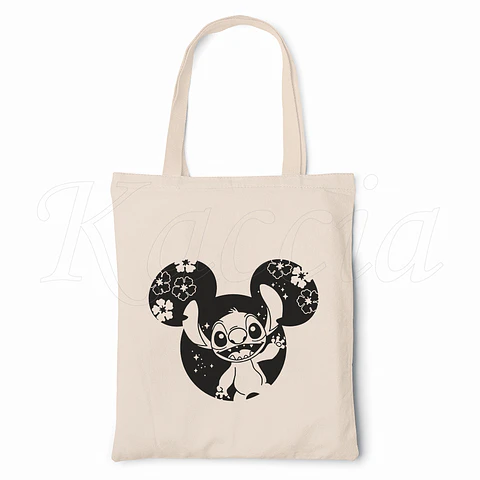 Saco Tote Bag Stitch Mickey