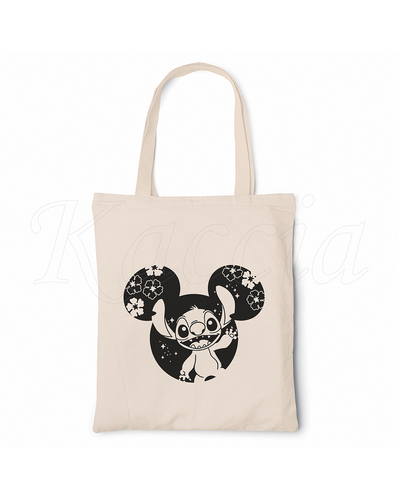 Saco Tote Bag Stitch Mickey