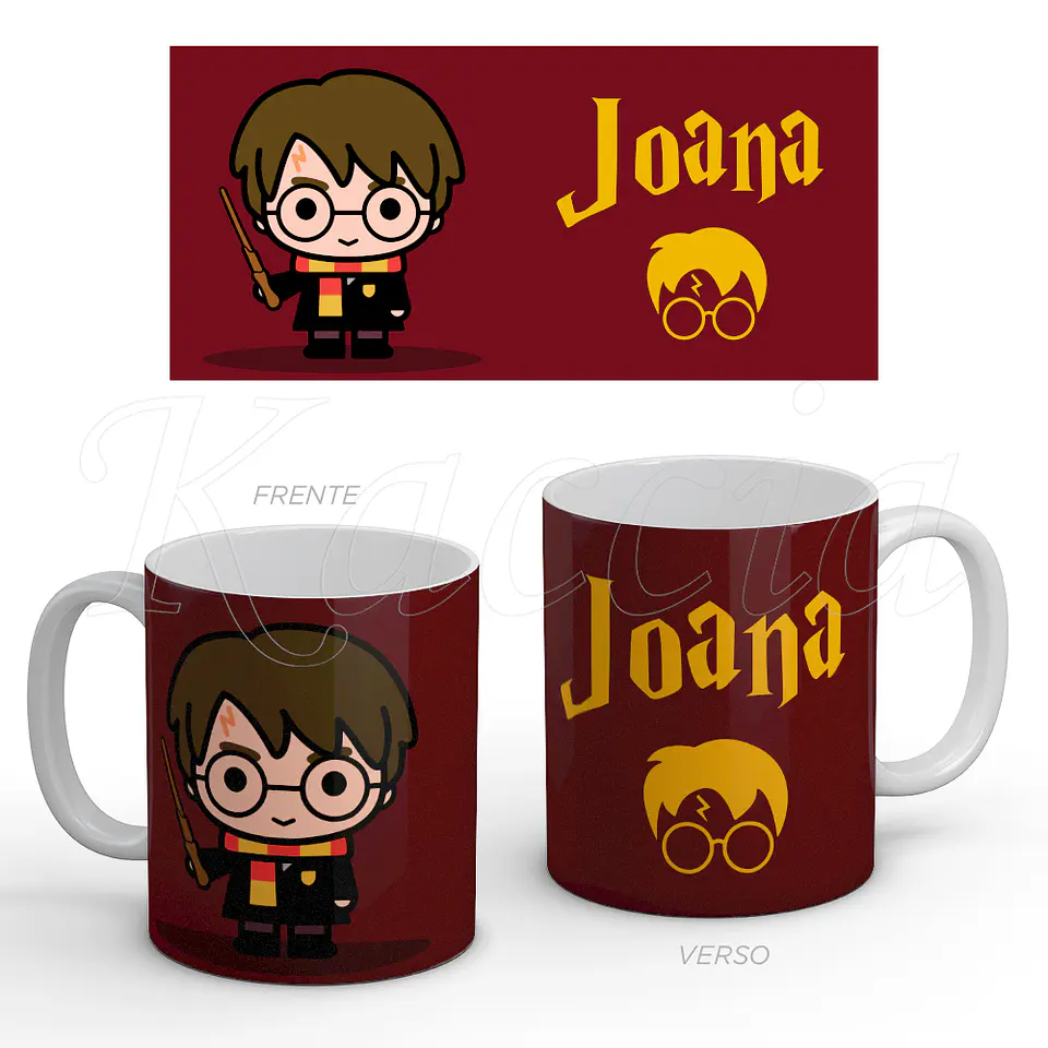 Caneca Personalizada Harry Potter Nome 1
