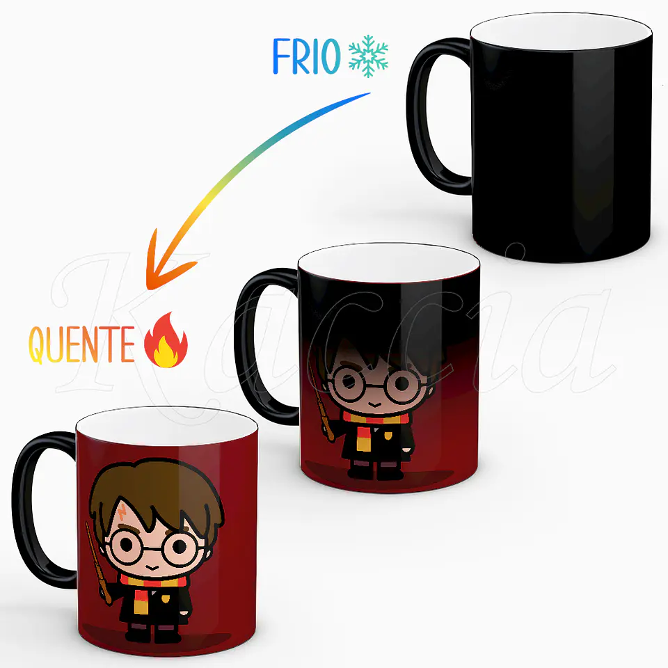 Caneca Personalizada Harry Potter Nome 2