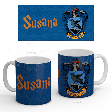 Caneca Personalizada Ravenclaw com Nome