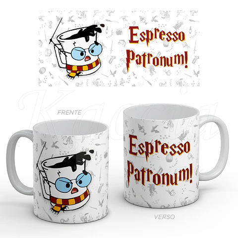 Caneca Espresso Patronum!