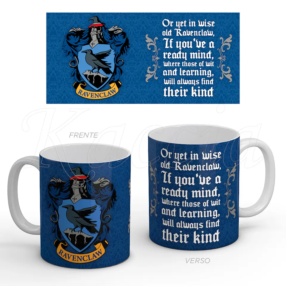 Caneca Ravenclaw - Harry Potter 1