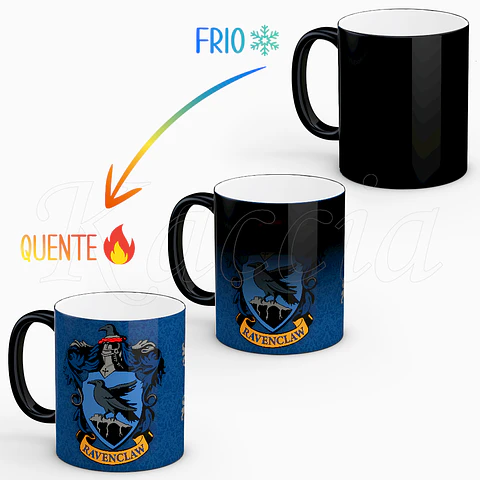Caneca Ravenclaw - Harry Potter