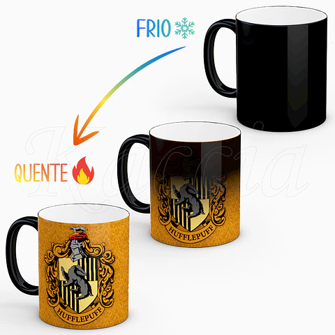 Caneca Hufflepuff - Harry Potter