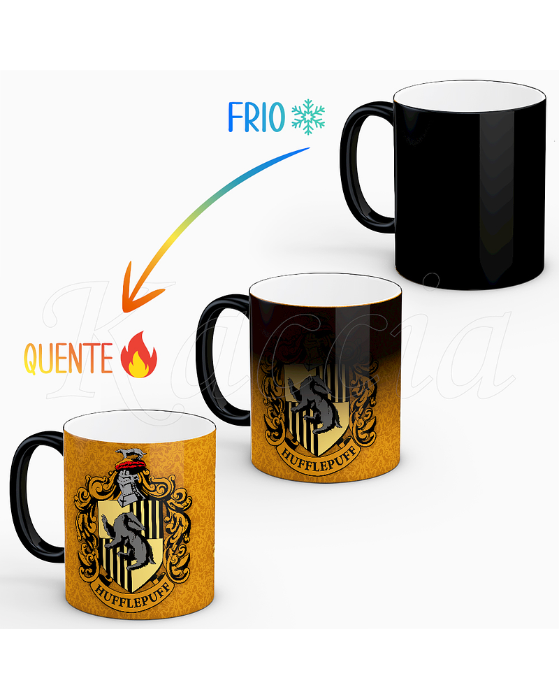 Caneca Hufflepuff - Harry Potter