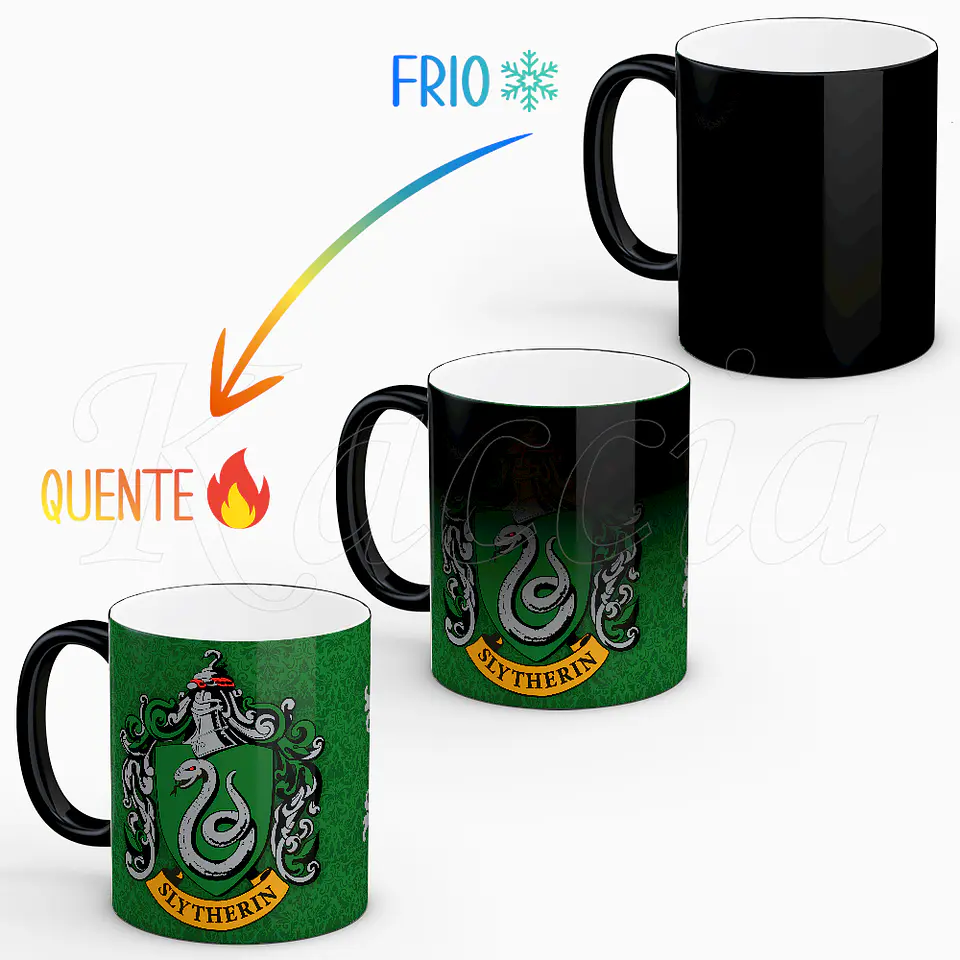 Caneca Slytherin - Harry Potter 2