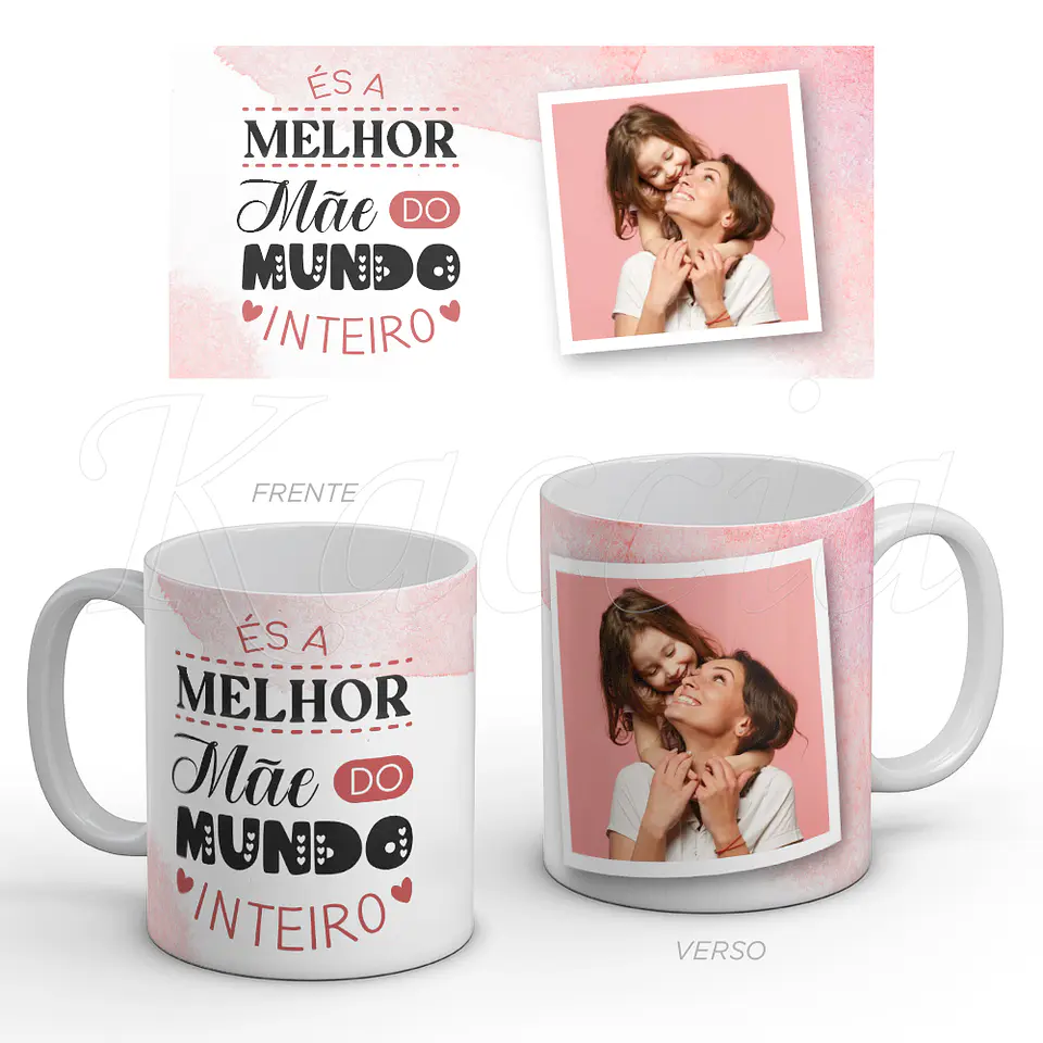 Caneca Personalizada Melhor Mãe do Mundo 1