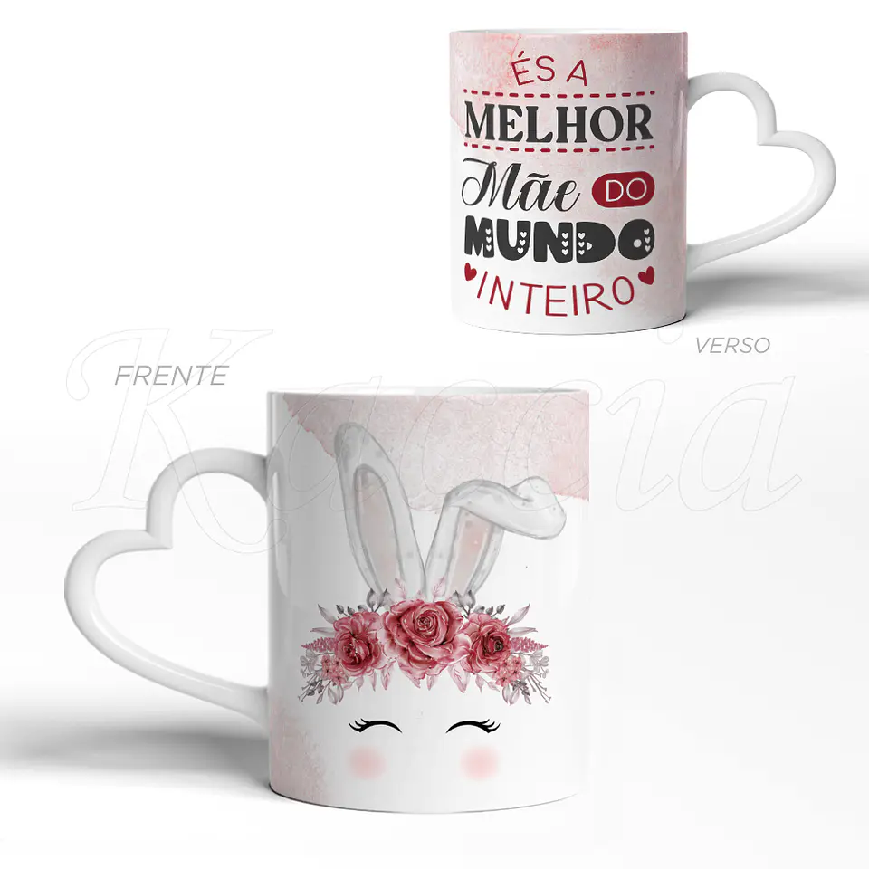 Caneca Melhor Mãe do Mundo Bunny 3
