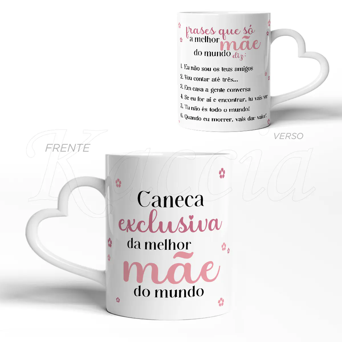 Caneca Exclusiva Frases de Mãe