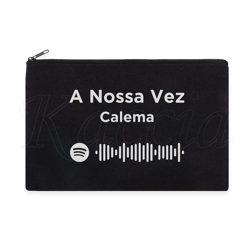 Nécessaire / Estojo Personalizado Spotify Simple 3
