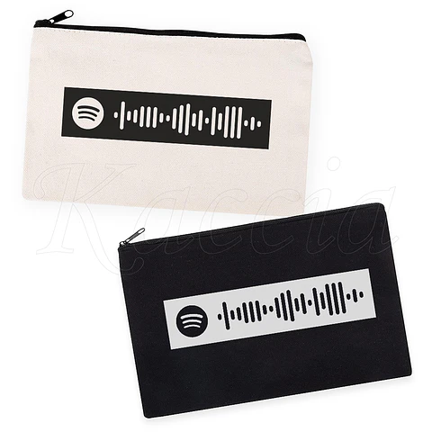 Nécessaire / Estojo Personalizado Spotify Code