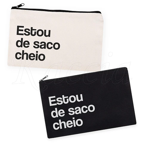 Nécessaire / Estojo Saco Cheio