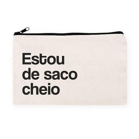 Nécessaire / Estojo Saco Cheio
