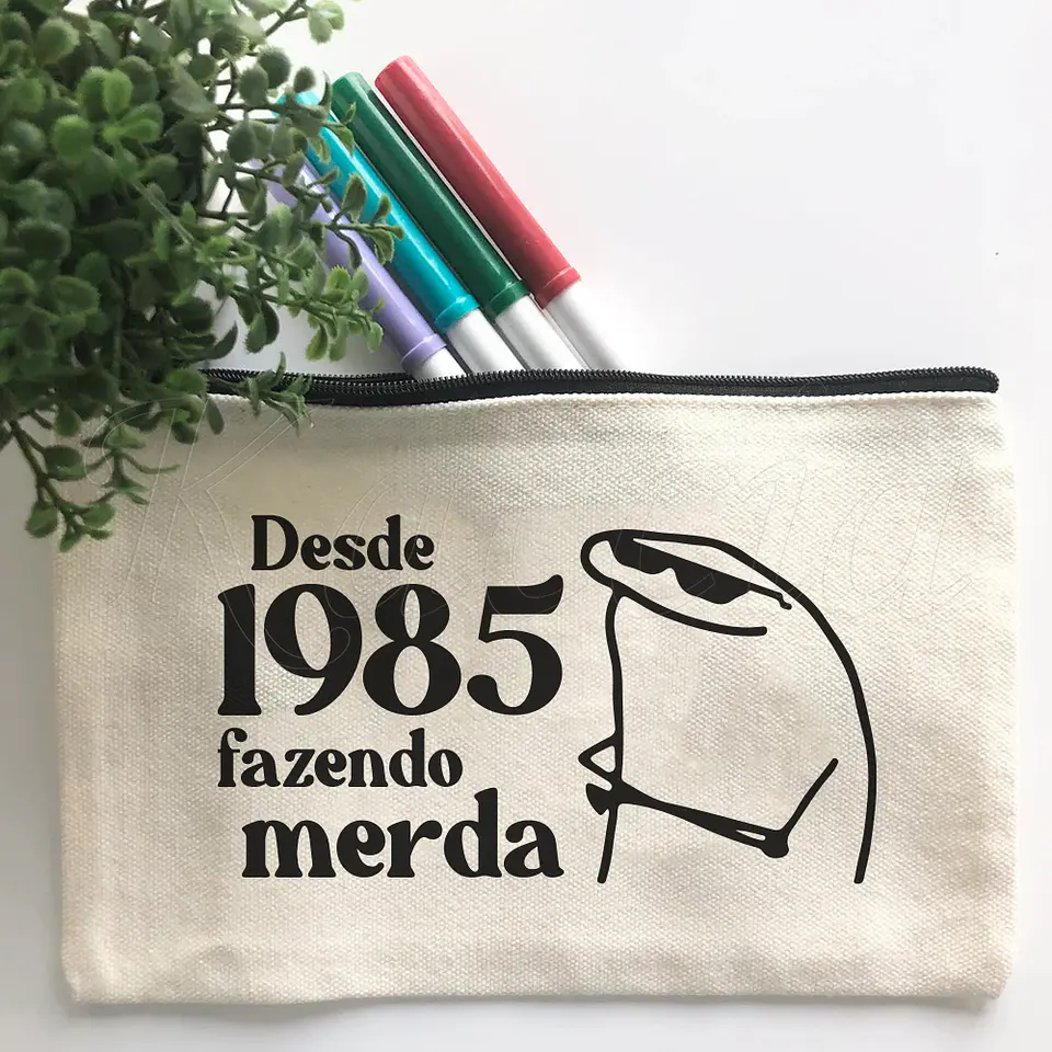 Nécessaire / Estojo Personalizado Fazendo M*rda Flork 5
