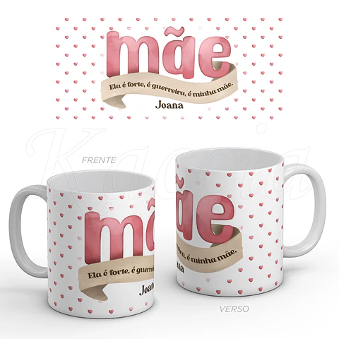 Caneca Personalizada Mãe Guerreira