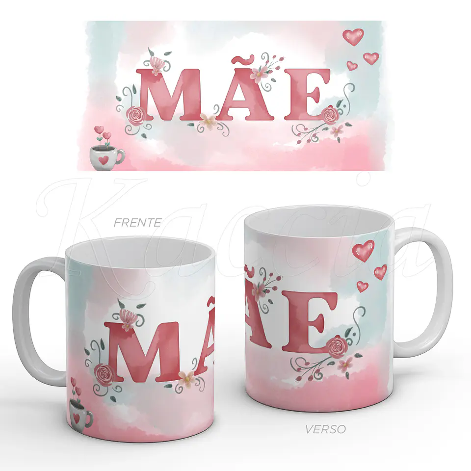 Caneca Floral Mãe 1