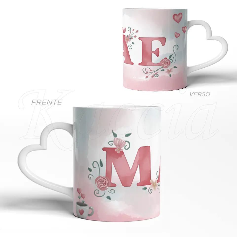Caneca Floral Mãe 3