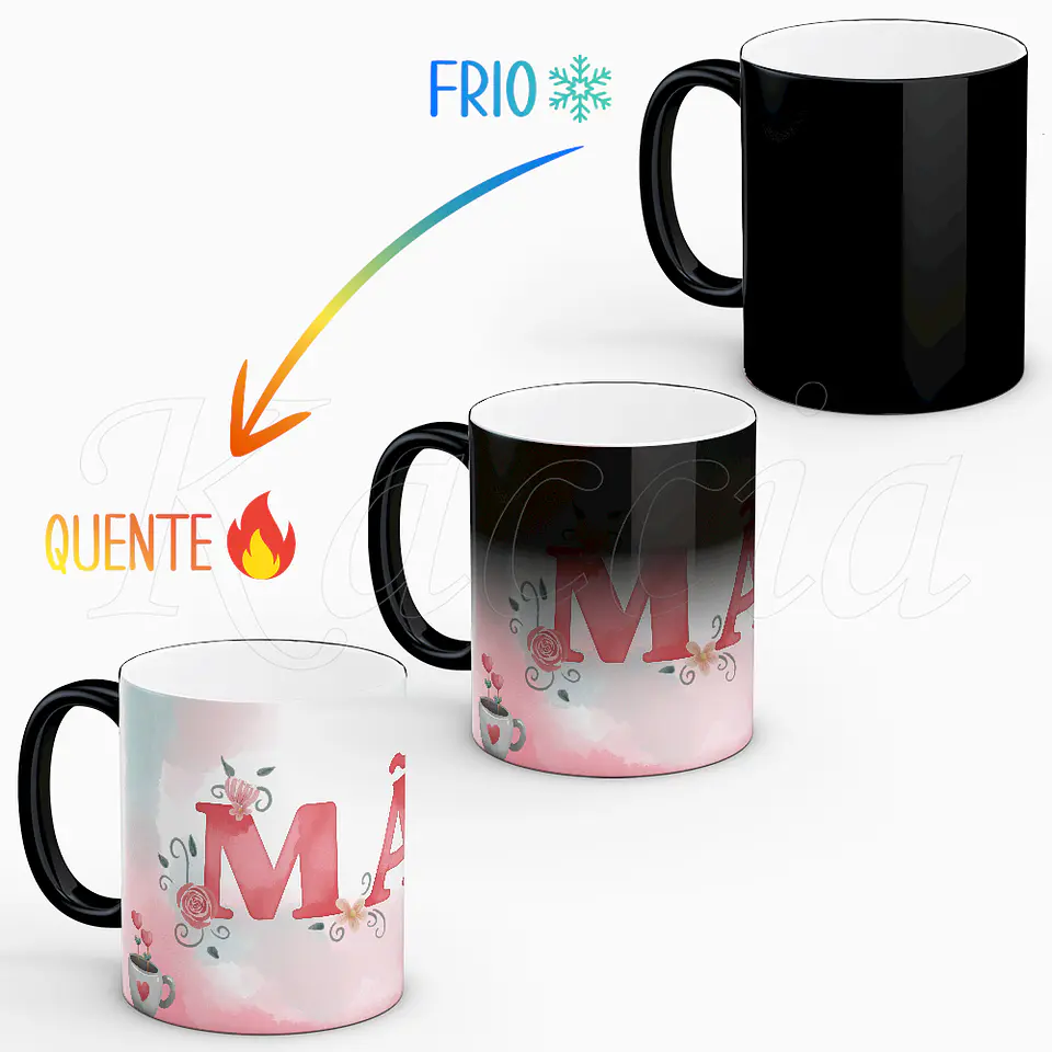 Caneca Floral Mãe 2