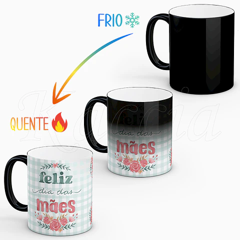 Caneca Personalizada Feliz Dia das Mães com Foto
