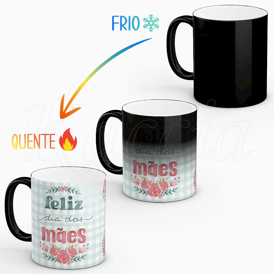 Caneca Personalizada Feliz Dia das Mães com Foto 2