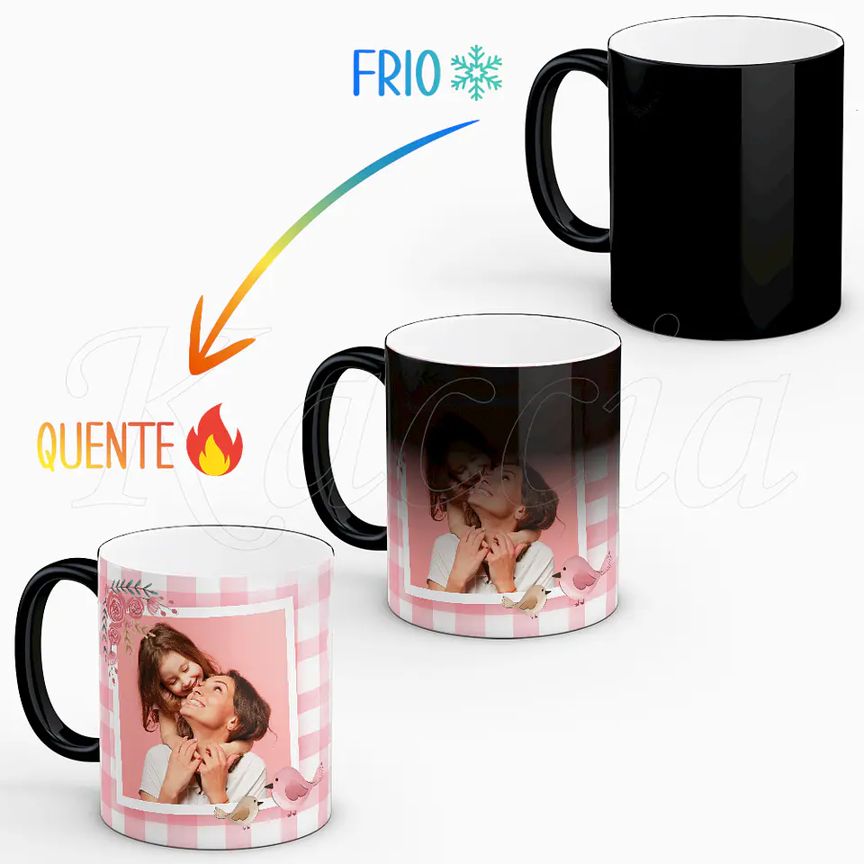 Caneca Personalizada Amor de Mãe com Foto 2