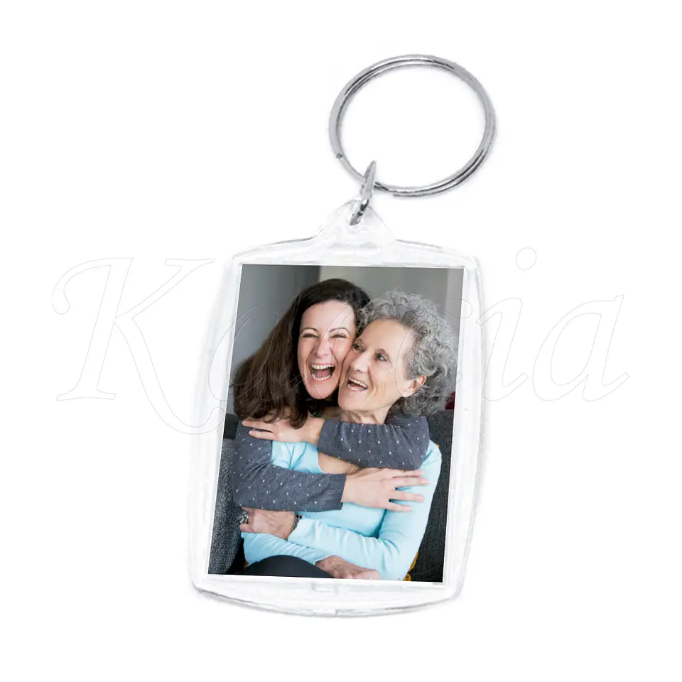 Porta-chaves Personalizado Acrílico Mãe e Avó com Foto 2