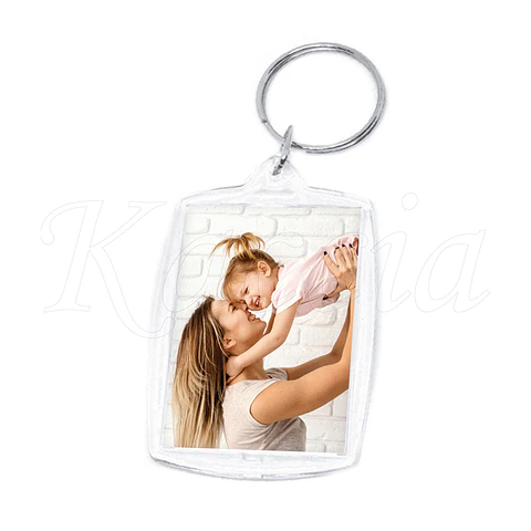 Porta-chaves Personalizado Acrílico Colo de Mãe com Foto