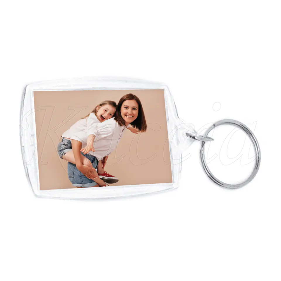 Porta-chaves Personalizado Acrílico Mãe Guerreira com Foto 3