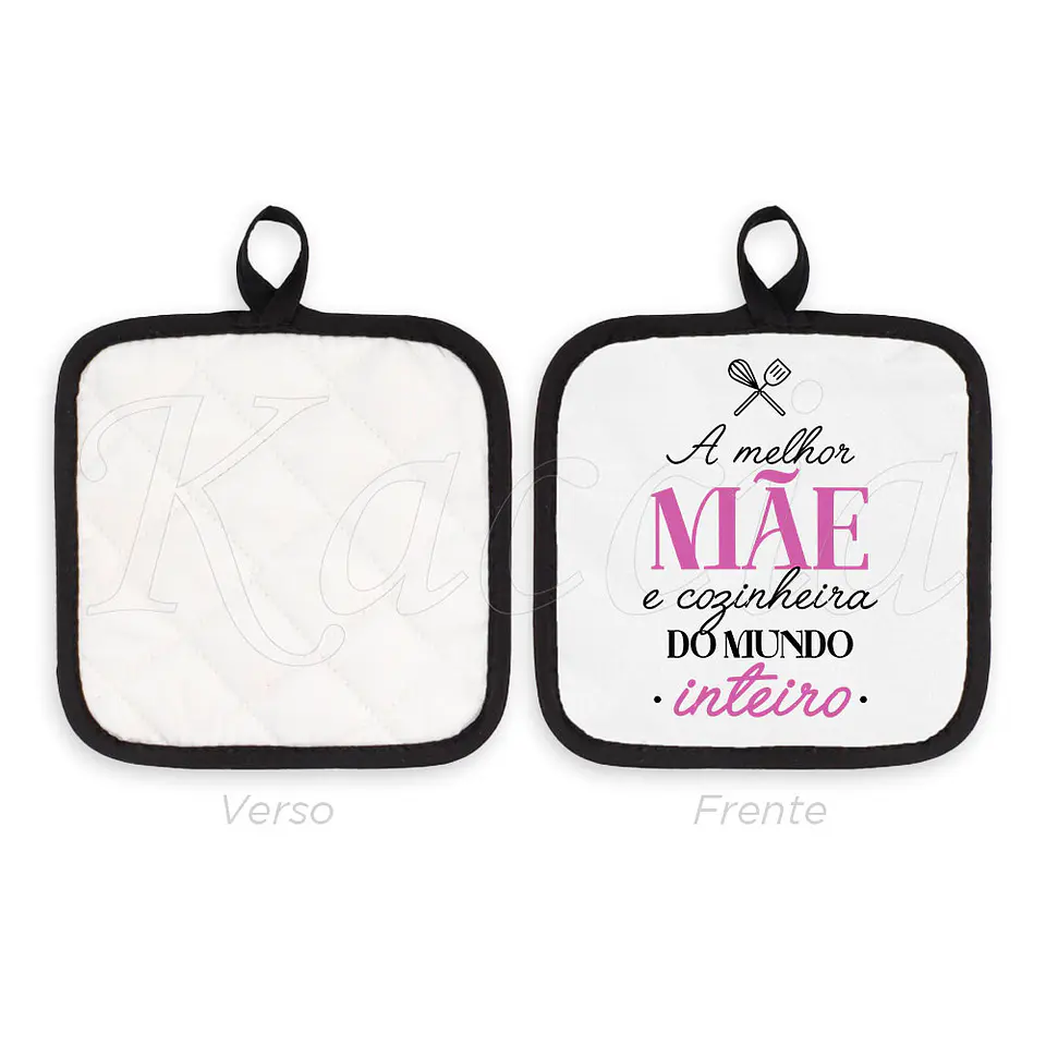 Conjunto Luva e Pega de Cozinha Melhor Cozinheira 3