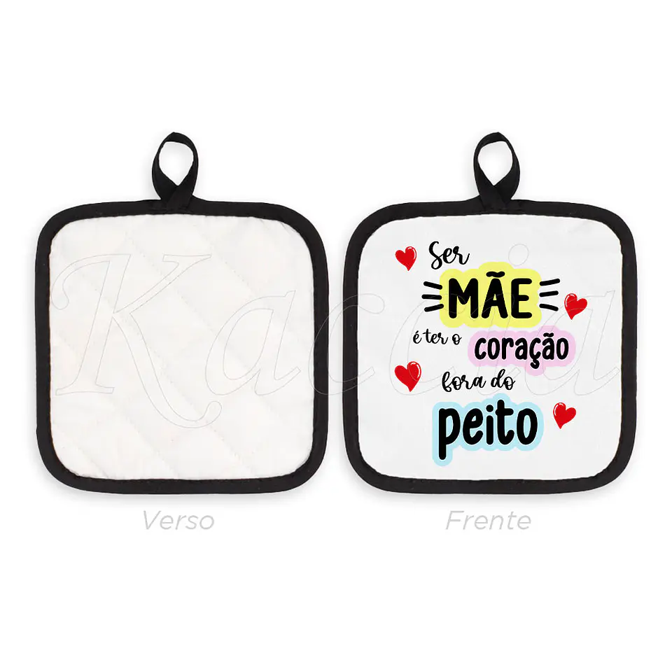 Conjunto Luva e Pega de Cozinha Ser Mãe 3