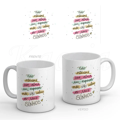 Caneca Sonhos