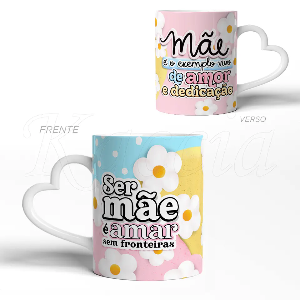 Caneca Mãe Amor e Dedicação 3