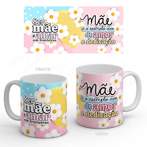 Caneca Mãe Amor e Dedicação