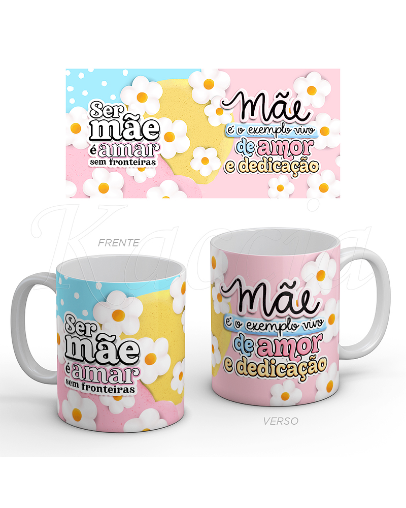 Caneca Mãe Amor e Dedicação