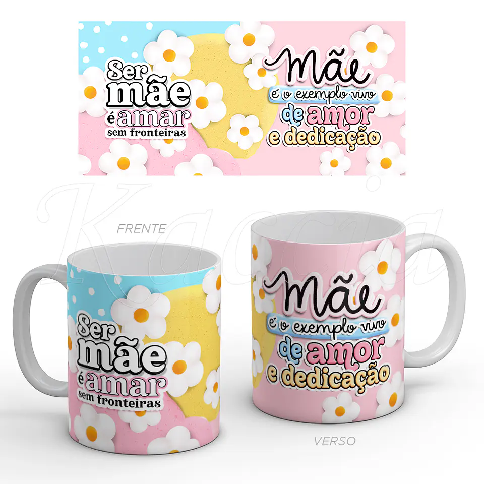 Caneca Mãe Amor e Dedicação 1