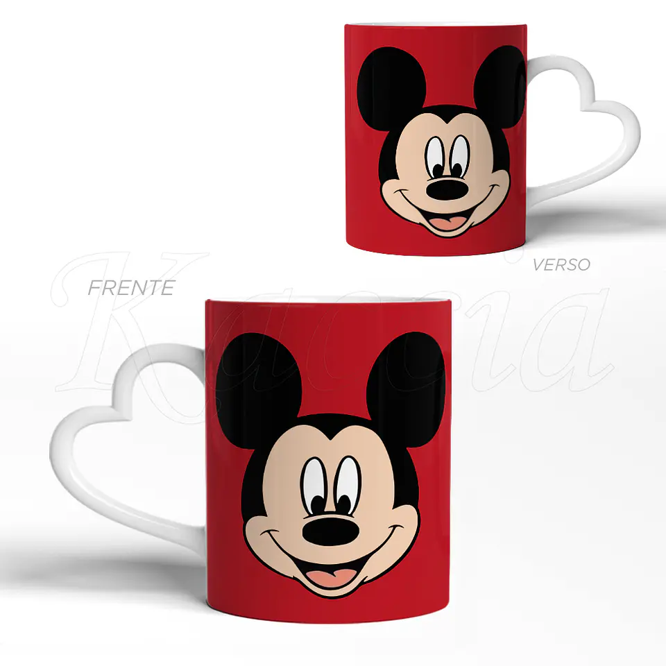Caneca Mickey Red 3