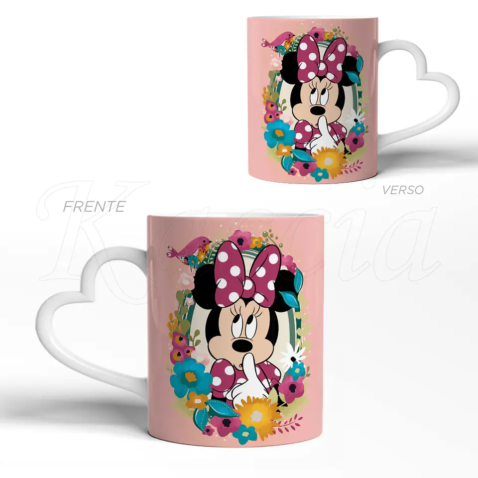 Caneca Minnie Floral 3