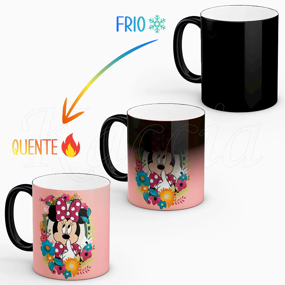 Caneca Minnie Floral 2