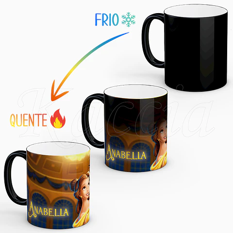 Caneca Personalizada A Bela e o Monstro